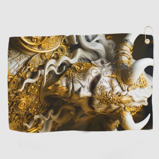 愛鬼 ゴルフタオル (横)