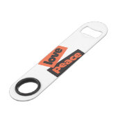 愛鮮やか平和の都市デザイン,はっきりした,シンプル，愛の平和 スピード栓抜き (裏面アングル)