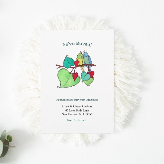 愛鳥が動く告知 案内状