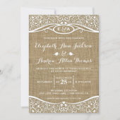 愛鳥のつる植物パターン結婚式招待状 招待状 (正面)