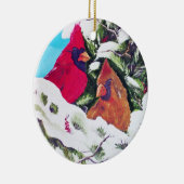 愛鳥のオーナメント セラミックオーナメント (右)