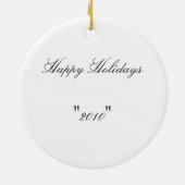 愛鳥のオーナメント セラミックオーナメント (裏面)