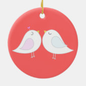 愛鳥のオーナメント セラミックオーナメント (裏面)