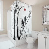 愛鳥のシャワー・カーテン シャワーカーテン (インサイチュ)