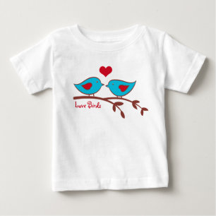 愛鳥のワイシャツ ベビーTシャツ
