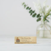 愛鳥の細い名刺を飛ばすために用意して下さい スキニー名刺 (スタンド正面)