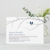 愛鳥の結婚式招待状(海軍) 招待状 (スタンド正面)