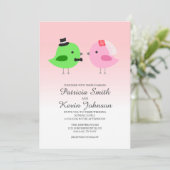 愛鳥の結婚 招待状 (スタンド正面)