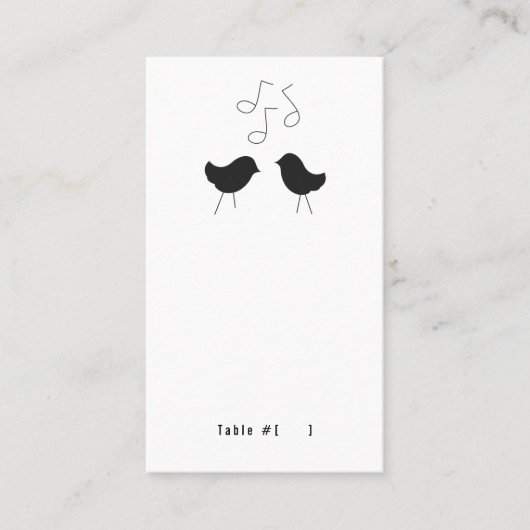 愛鳥の護衛カード プレイスカード (正面)