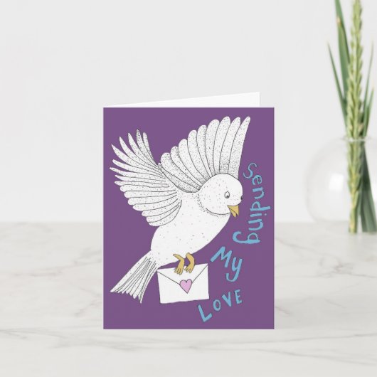 愛鳥を送る カード (正面)