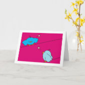 愛鳥カード カード (黄色い花)