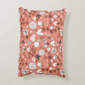 愛鳥パターン アクセントクッション (裏面(縦))