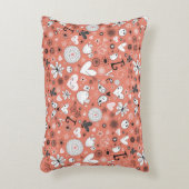 愛鳥パターン アクセントクッション (正面(垂直))