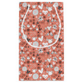 愛鳥パターン スモールペーパーバッグ (裏面)