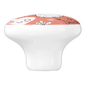 愛鳥パターン セラミックノブ (側面)