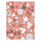 愛鳥パターン テーブルクロス (正面)