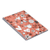 愛鳥パターン ノートブック (右側)