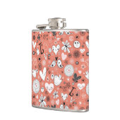 愛鳥パターン フラスク (左)