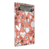 愛鳥パターン ミニクリップボード (アングル)