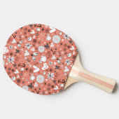 愛鳥パターン 卓球ラケット (横)