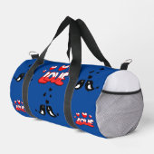 愛鳥パーソナライズされた名 ダッフルバッグ (右コーナー)