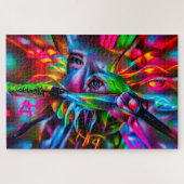 愛鳥恐怖症：鮮明な超現実美術 ジグソーパズル (横)