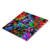 愛鳥恐怖症:鮮明な超現実美術 タイル (側面)