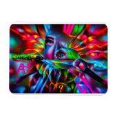 愛鳥恐怖症：鮮明な超現実美術 マグネット (横)