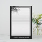 愛鳥結婚文房具 便箋 (スタンド正面)
