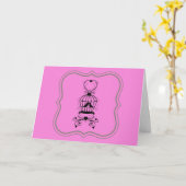 愛鳥記念日あいさつカード カード (黄色い花)