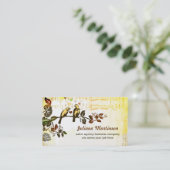 愛鳥音楽はヴィンテージの名刺に注意します 名刺 (スタンド正面)