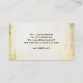 愛鳥音楽はヴィンテージの名刺に注意します 名刺 (裏面)