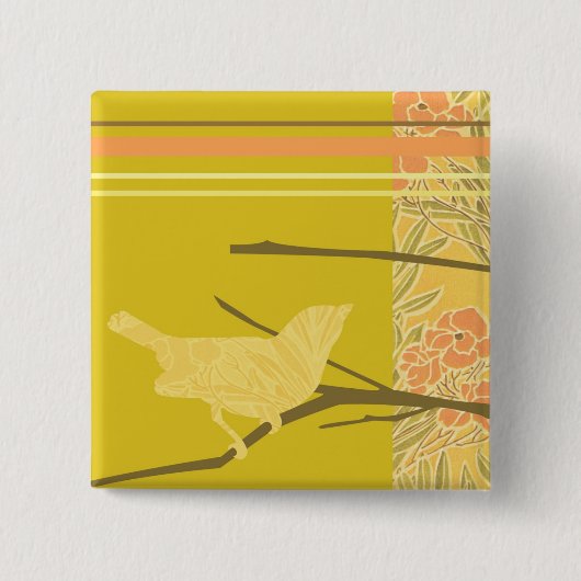 愛鳥2のデザインBotton 缶バッジ (正面)