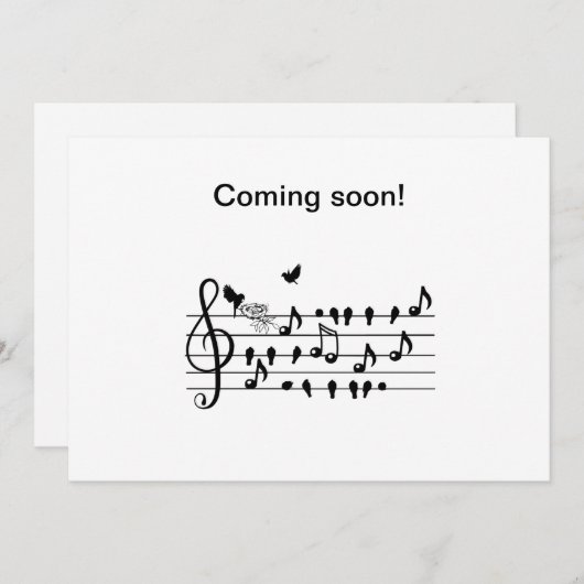 愛鳥,カスタマイズ可能を期待 招待状 (正面/裏面)