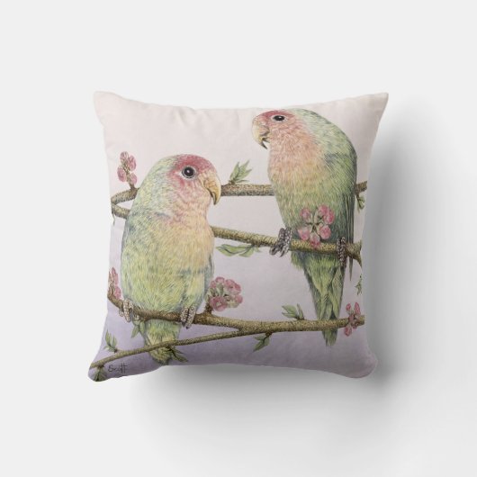 愛鳥 クッション (裏面)