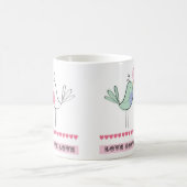 愛鳥 コーヒーマグカップ (中央)