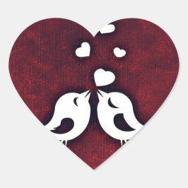 愛鳥 ハートシール