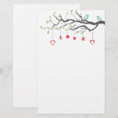 愛鳥 便箋 (正面/裏面)