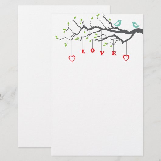 愛鳥 便箋 (正面/裏面)