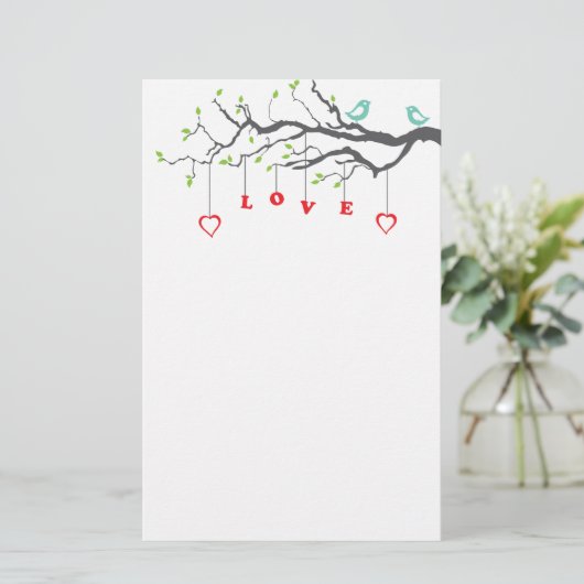 愛鳥 便箋 (スタンド正面)