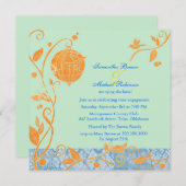 愛鳥: 婚約の招待状 招待状 (正面/裏面)