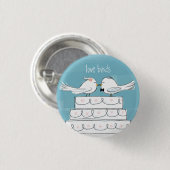 愛鳥 缶バッジ (正面&裏面)