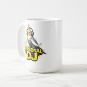 愛鳥DJオカメインコ コーヒーマグカップ (正面左)
