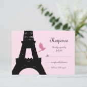 愛鳥RSVP (ピンク) 出欠カード (スタンド正面)