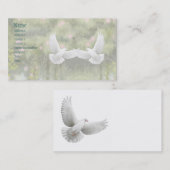 愛鳩のロマンチックな名刺 名刺 (正面/裏面)