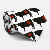 愛黒いアンガスのビーフ ネクタイ (ロール)