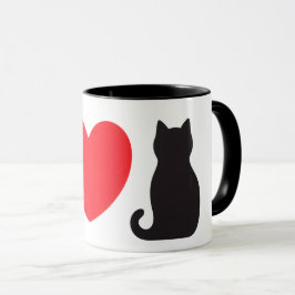 愛黒猫 マグカップ