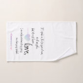 愛1コリント13:1 バスタオルセット (ハンドタオル)