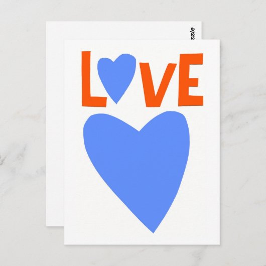 愛1 ポストカード (正面/裏面)