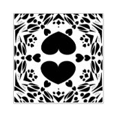 愛2スタンプを広める ラバースタンプ (インプリント)